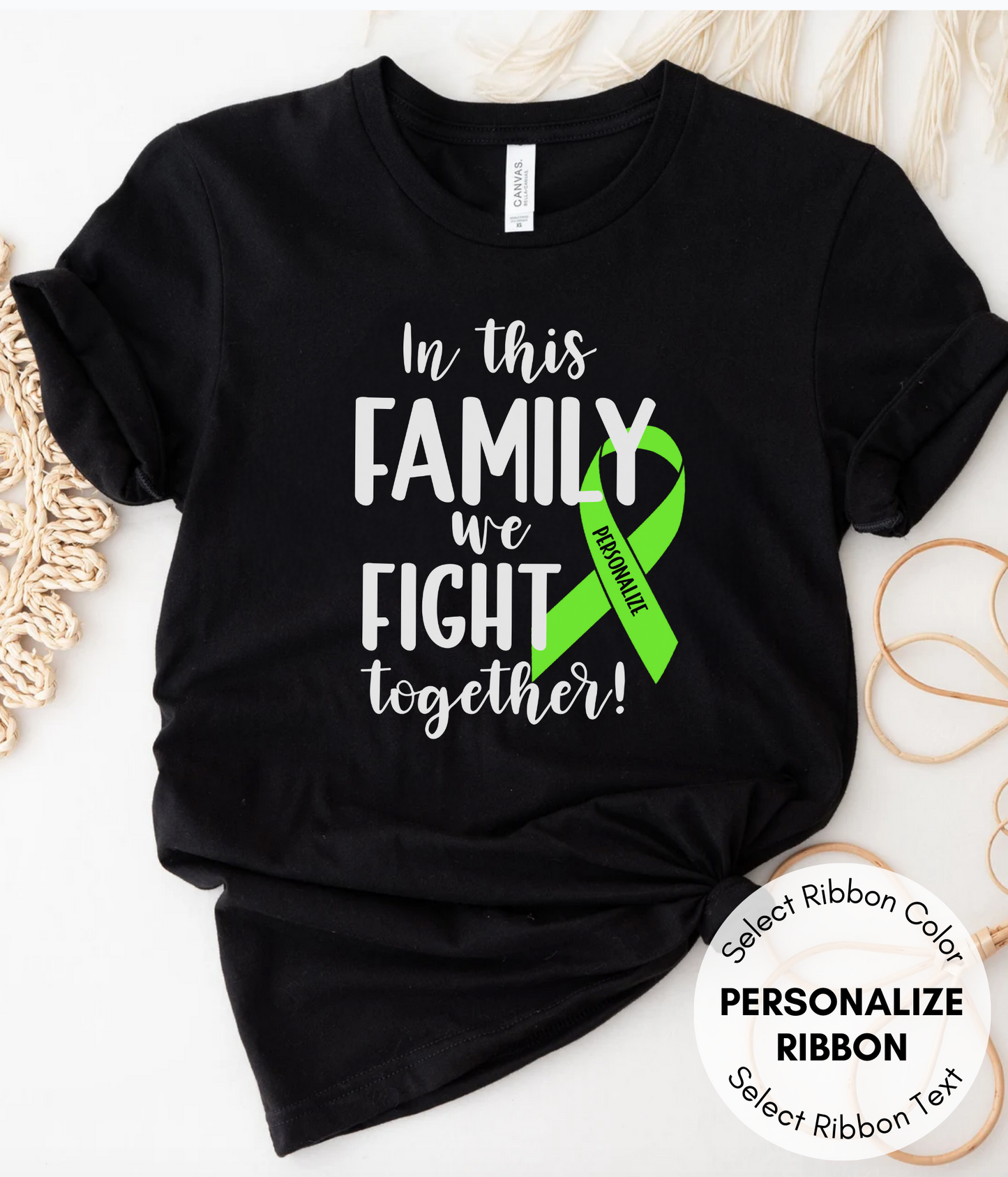 Non-Hodgkin's Lymphoma Shirt Personalized- In This Family We Fight Together