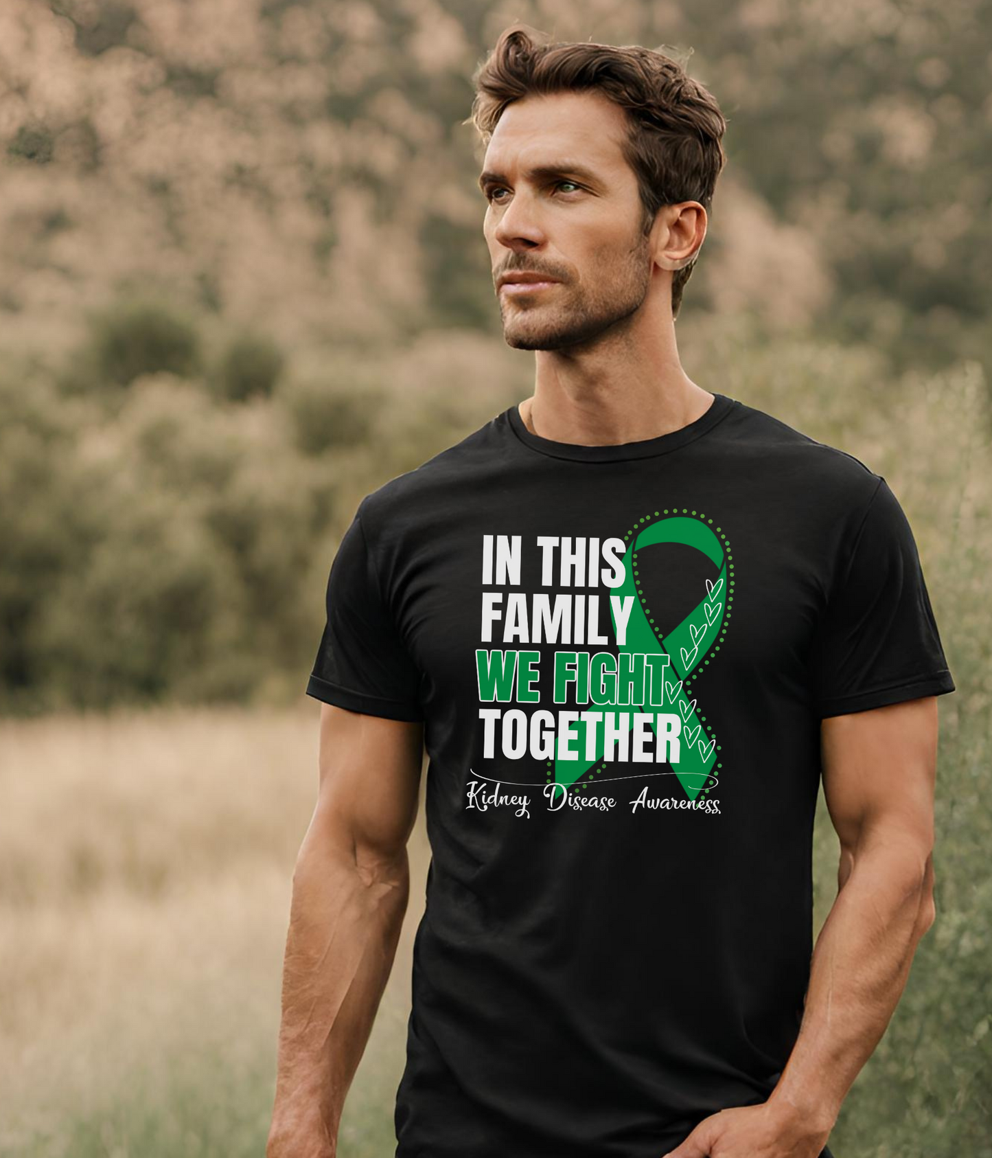Kidney Disease Awareness Shirt- In This Family We Fight Together
