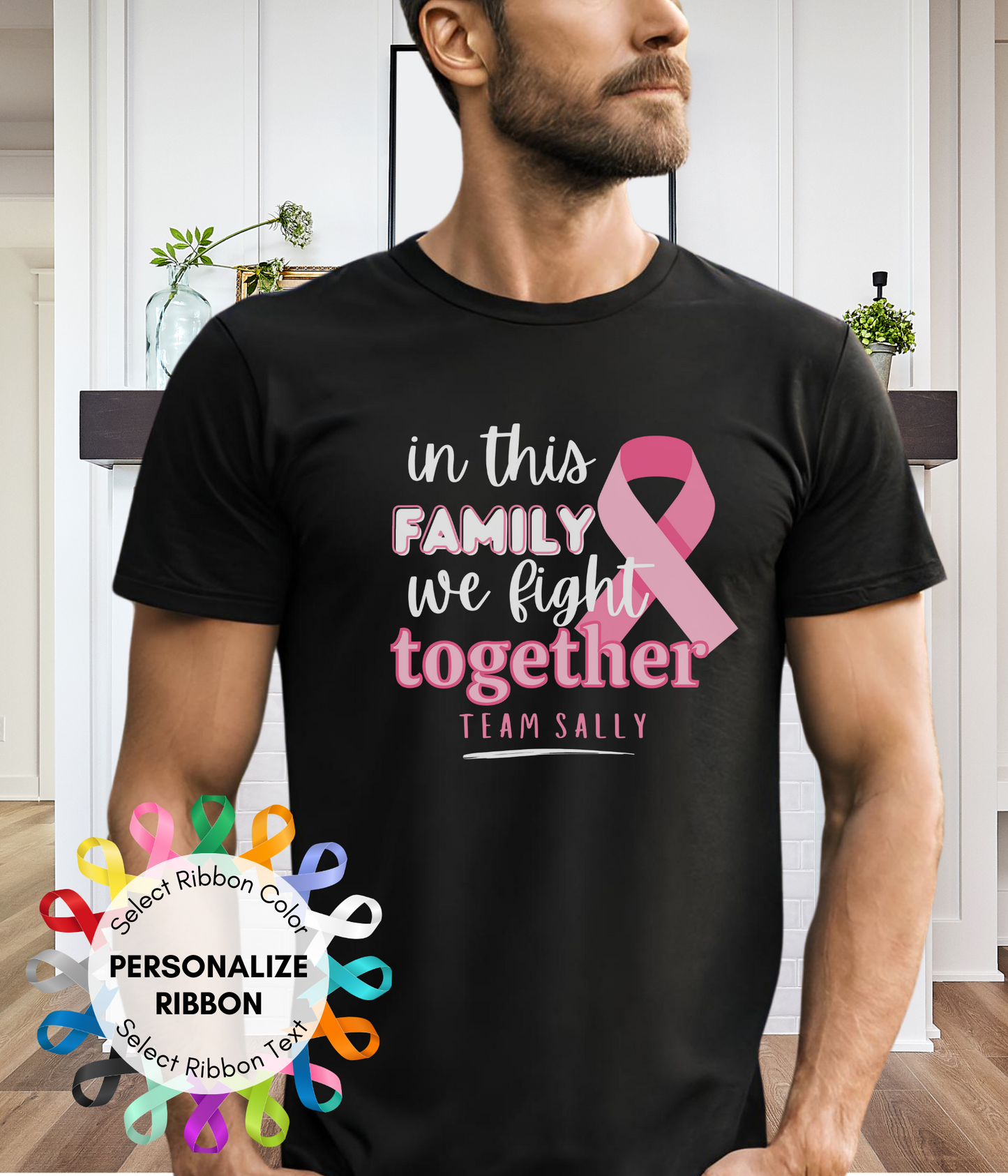 Cancer Shirt Personalized- In This Family We Fight Together