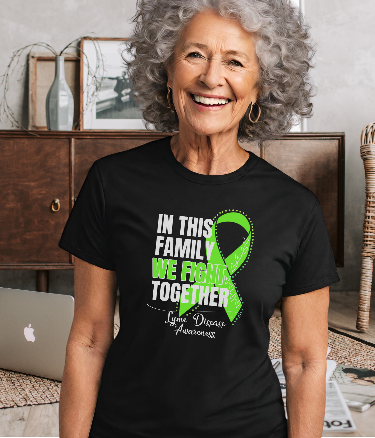 Lyme Disease Awareness Shirt- In This Family We Fight Together