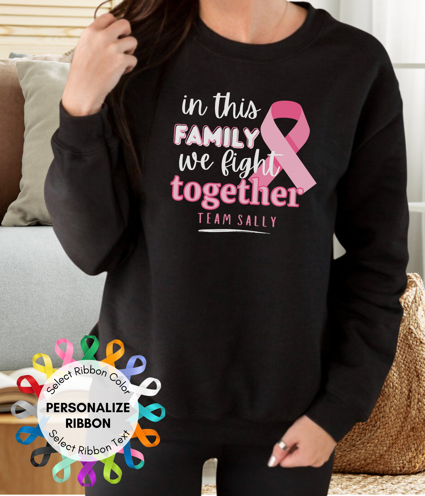 Cancer Shirt Personalized- In This Family We Fight Together