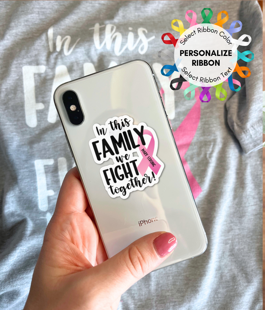 Family Unity Cancer Awareness Sticker