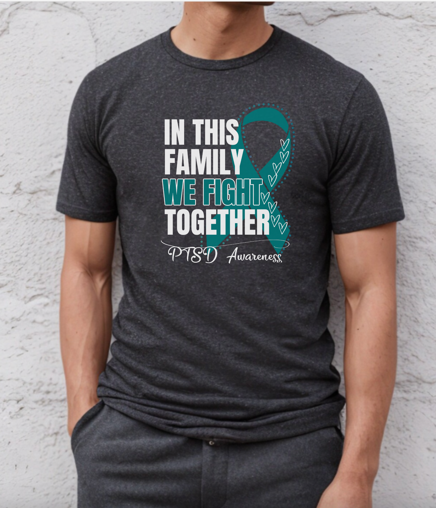 PTSD Awareness Shirt- In This Family We Fight Together