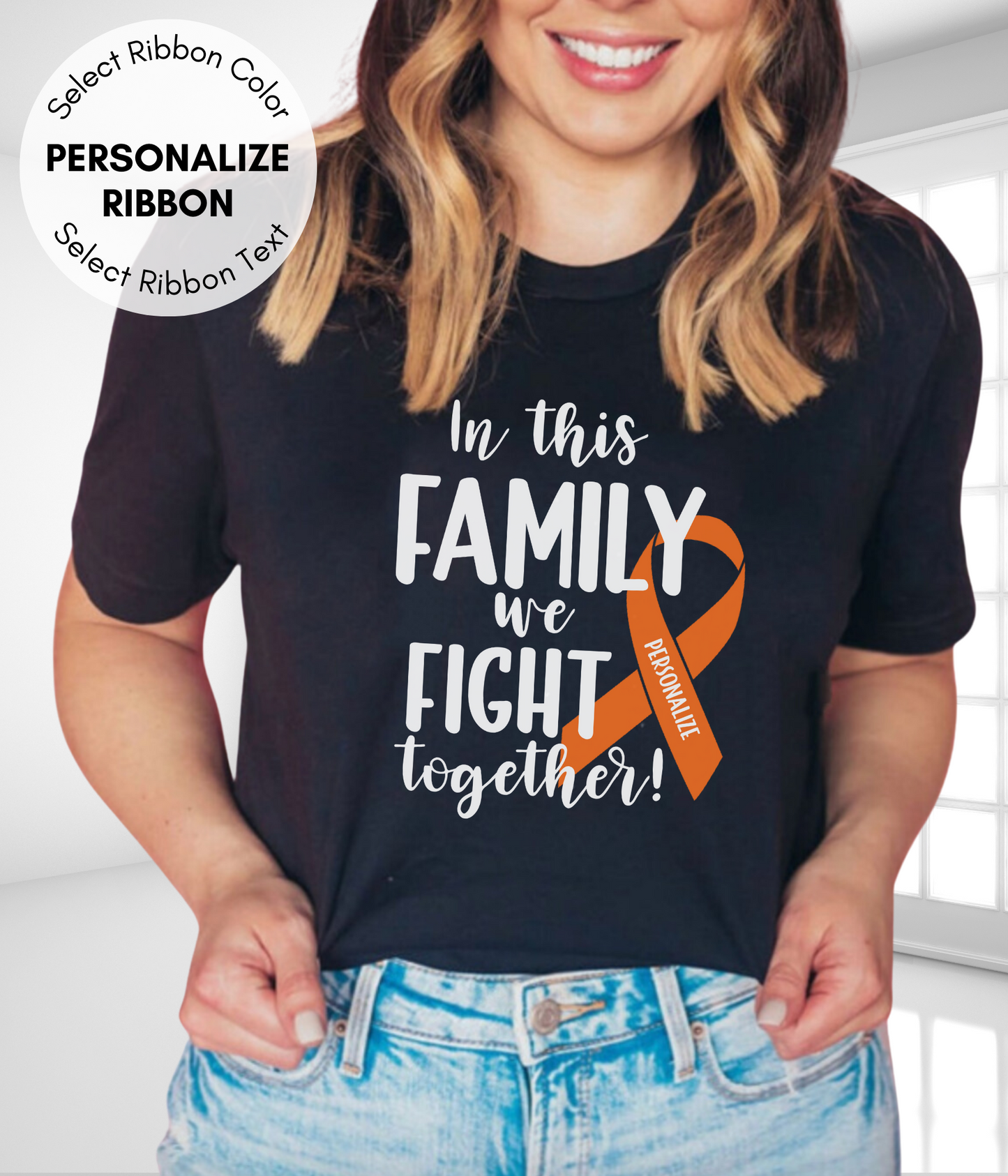 Kidney Cancer Shirt Personalized- In This Family We Fight Together