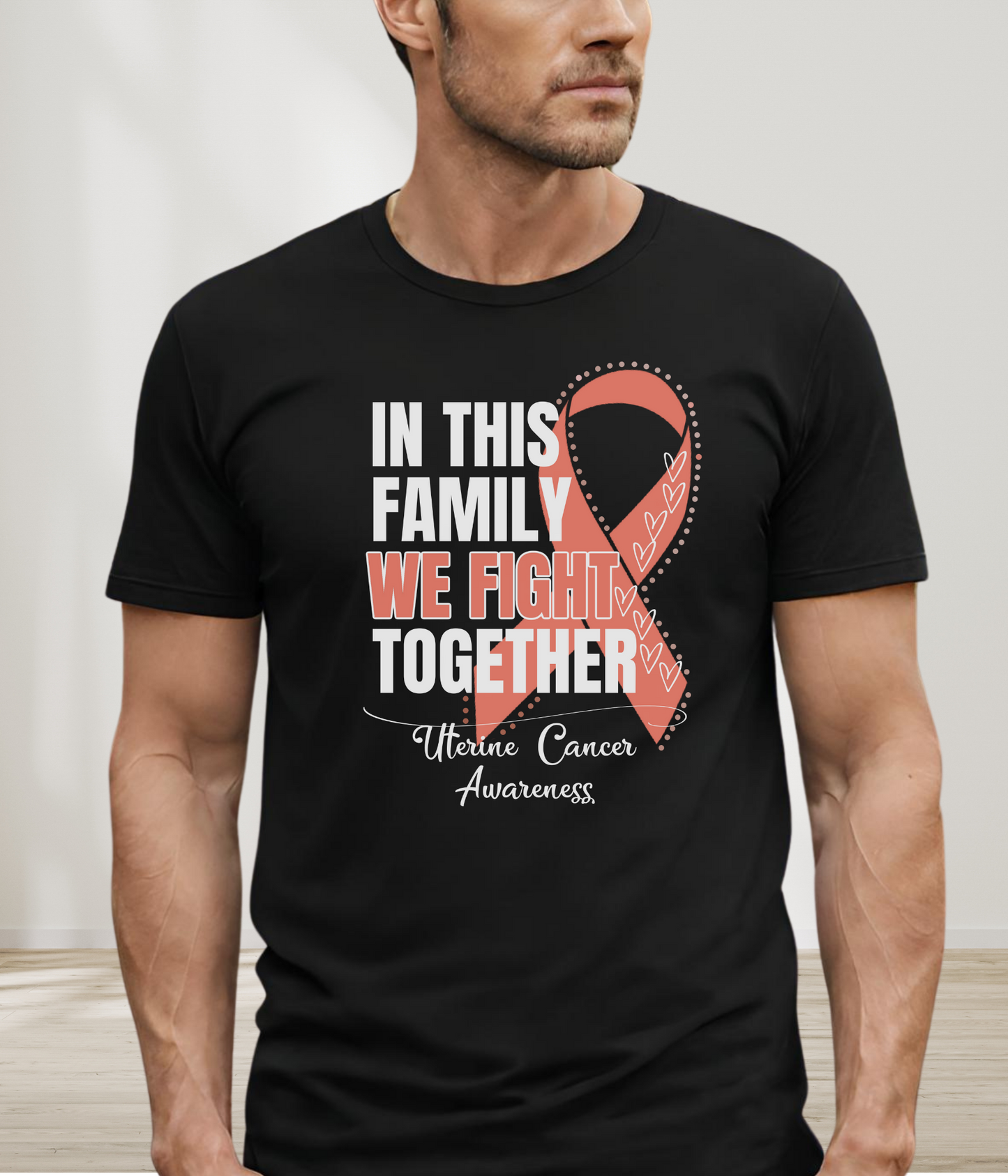 Uterine Cancer Awareness Shirt- In This Family We Fight Together