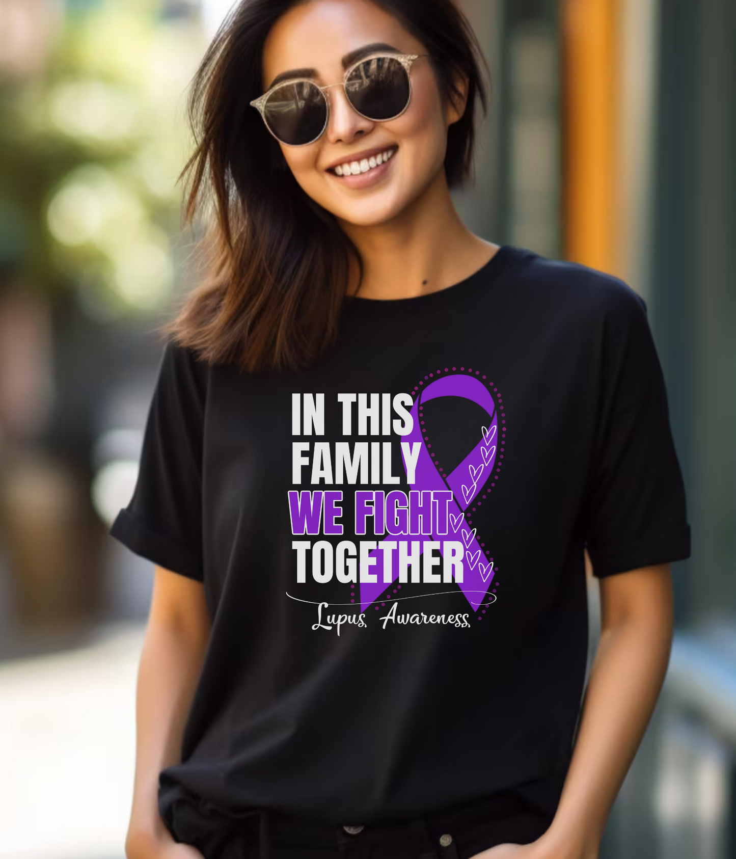 Lupus Awareness Shirt- In This Family We Fight Together