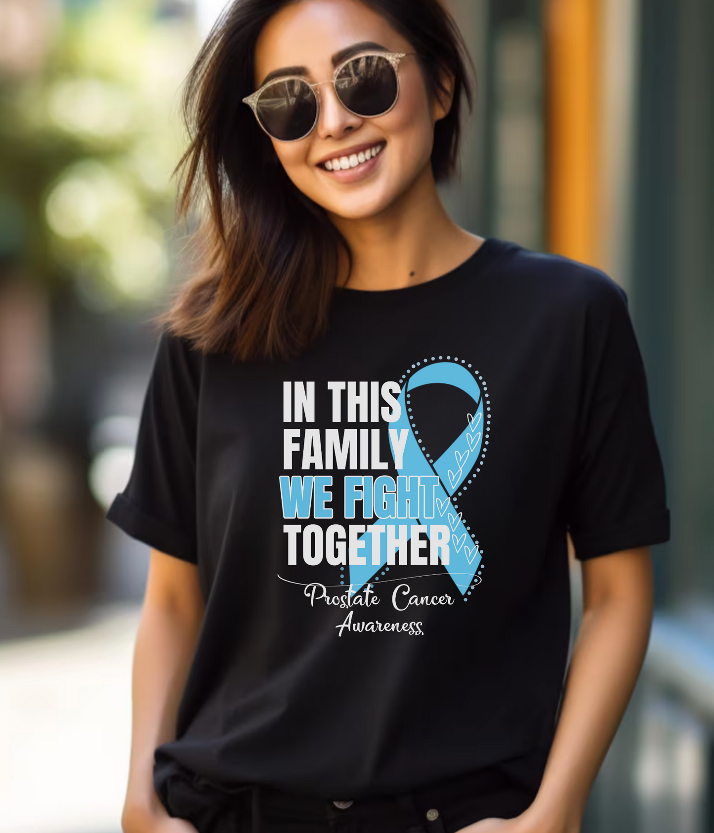 Prostate Cancer Awareness Shirt- In This Family We Fight Together