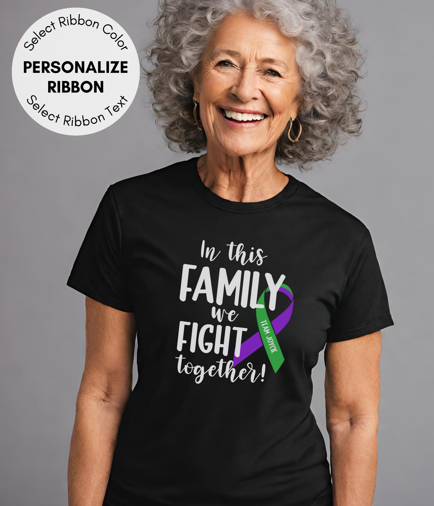 Anal Cancer Shirt Personalized- In This Family We Fight Together