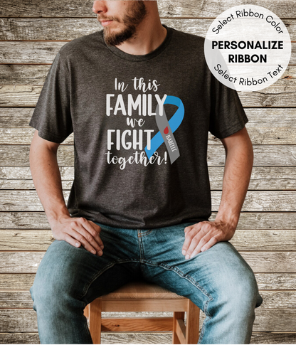 Diabetes Shirt Personalized- In This Family We Fight Together