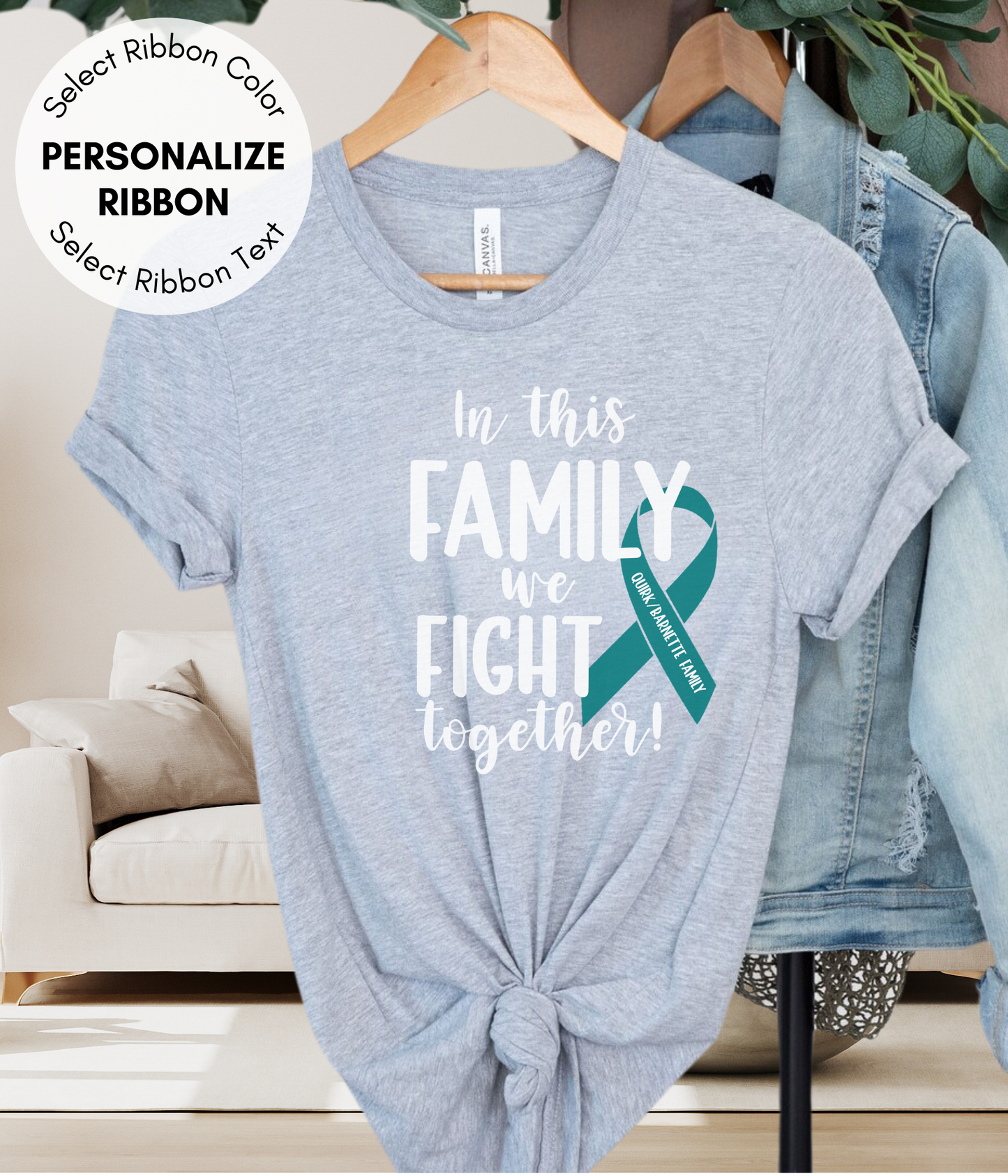 PTSD Shirt Personalized- In This Family We Fight Together