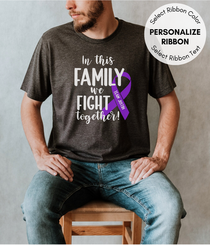 Pancreatic Cancer Shirt Personalized- In This Family We Fight Together