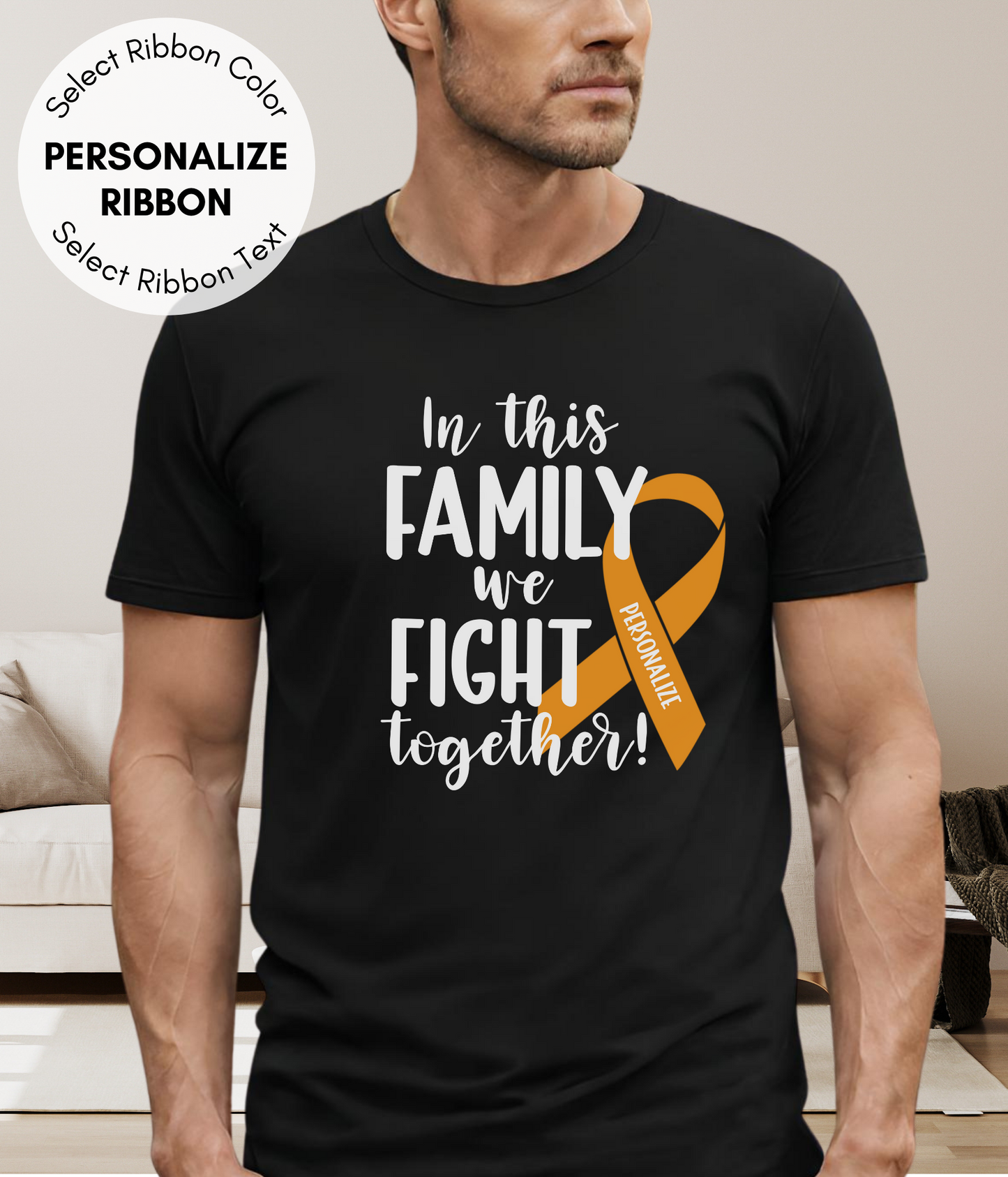 Appendix Cancer Shirt Personalized- In This Family We Fight Together