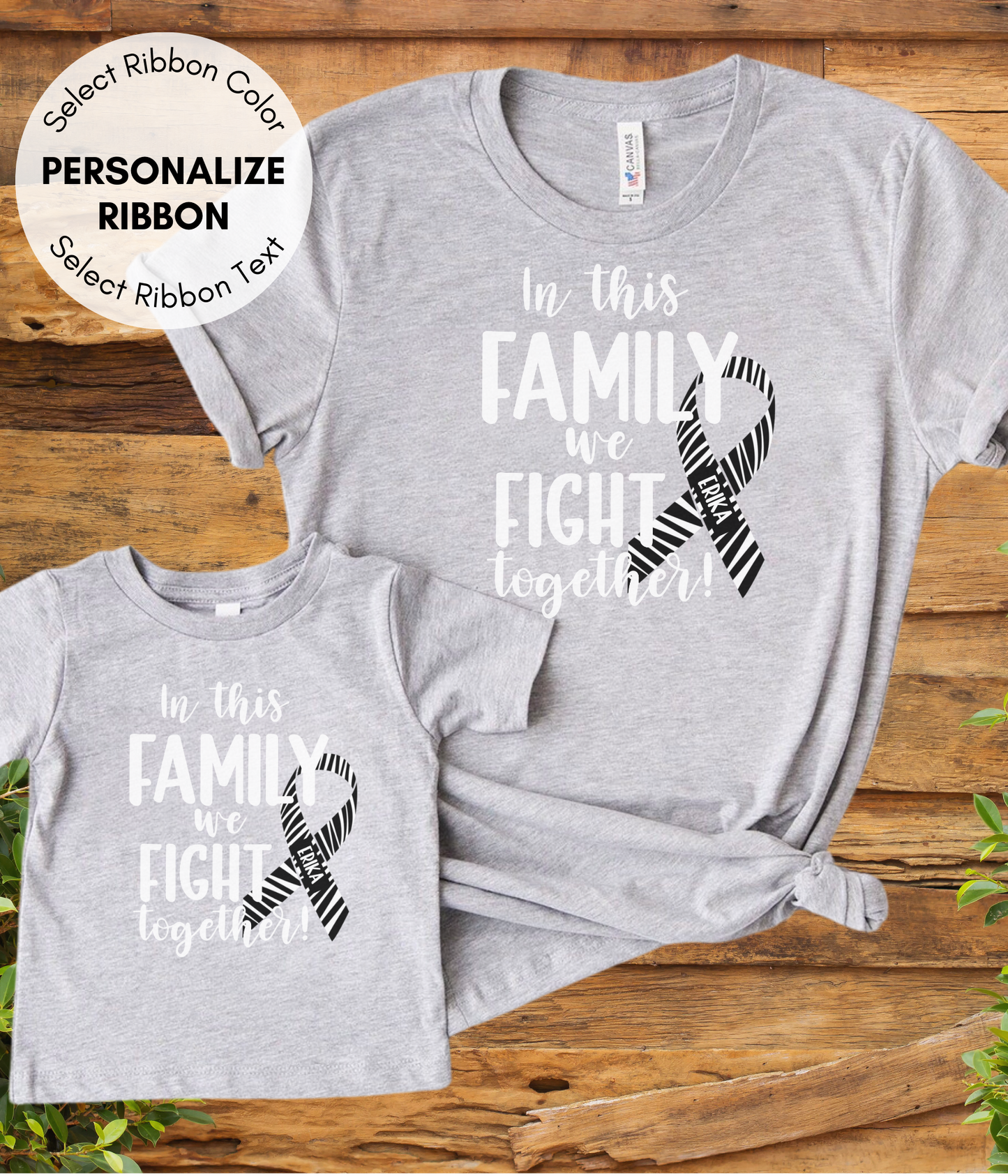 Neuroendocrine Cancer Shirt Personalized- In This Family We Fight Together