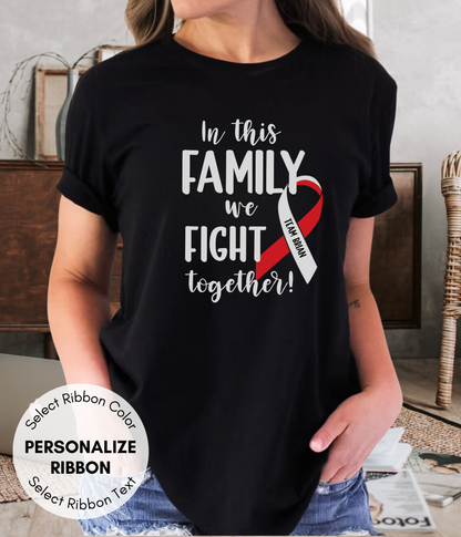 Squamous Cell Carcinoma Shirt Personalized- In This Family We Fight Together