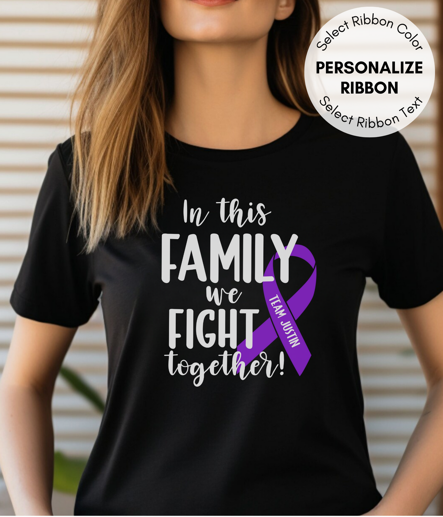 Pancreatic Cancer Shirt Personalized- In This Family We Fight Together