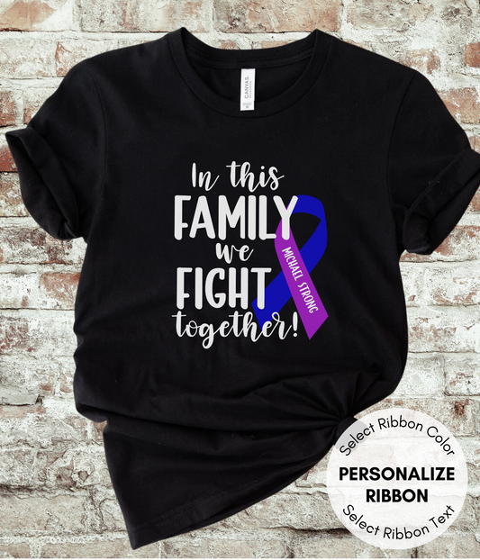 Rheumatoid Arthritis Shirt Personalized- In This Family We Fight Together