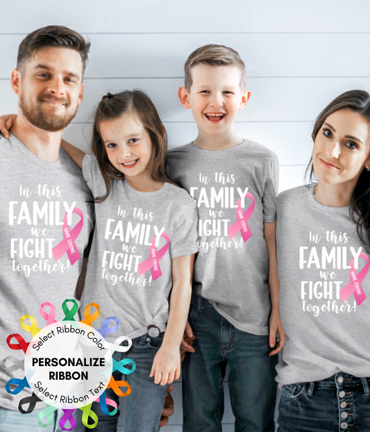 Family Matching Awareness Ribbon Shirts