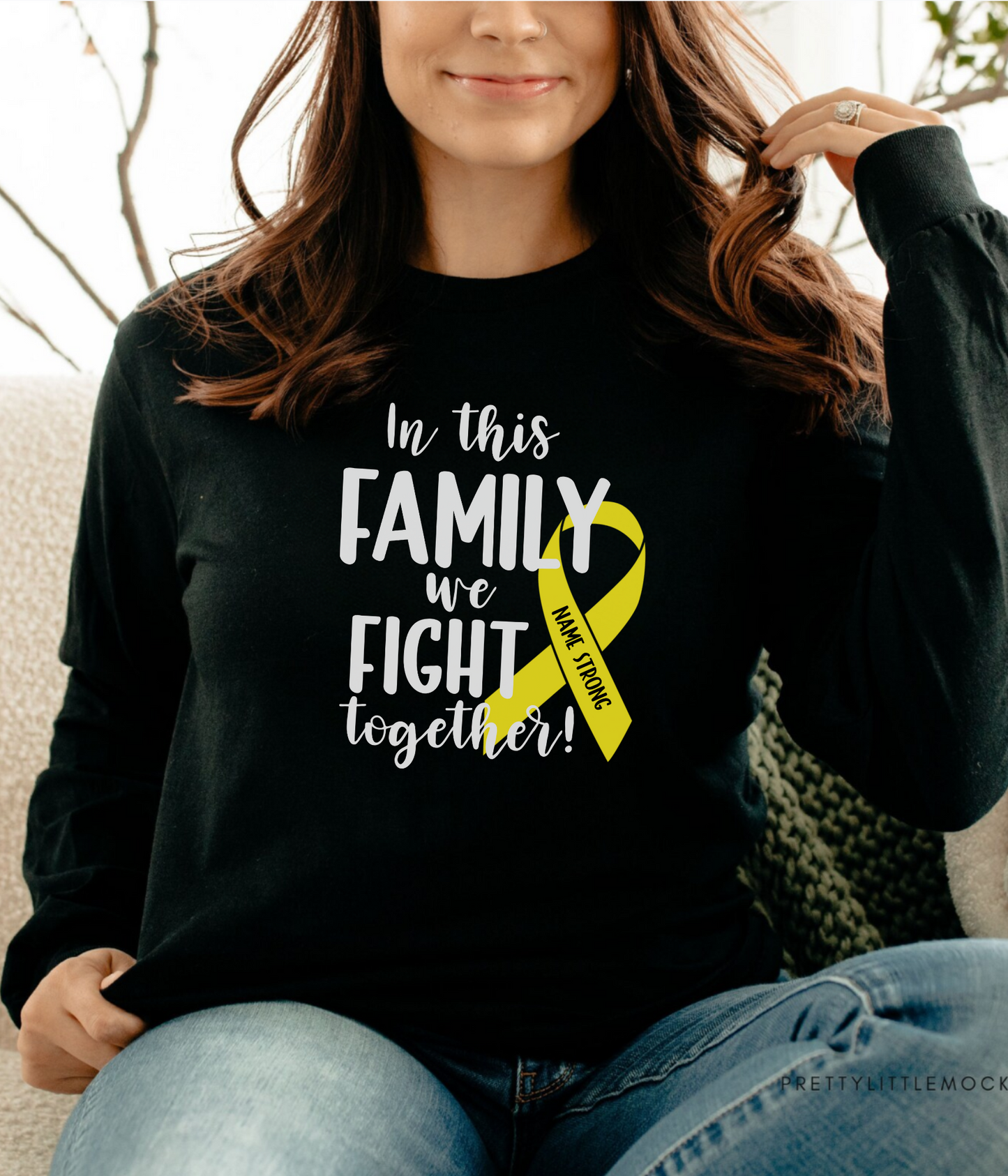 Bone Cancer Shirt Personalized- In This Family We Fight Together