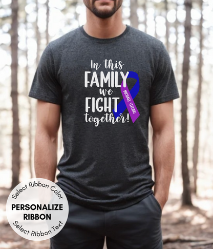 Rheumatoid Arthritis Shirt Personalized- In This Family We Fight Together