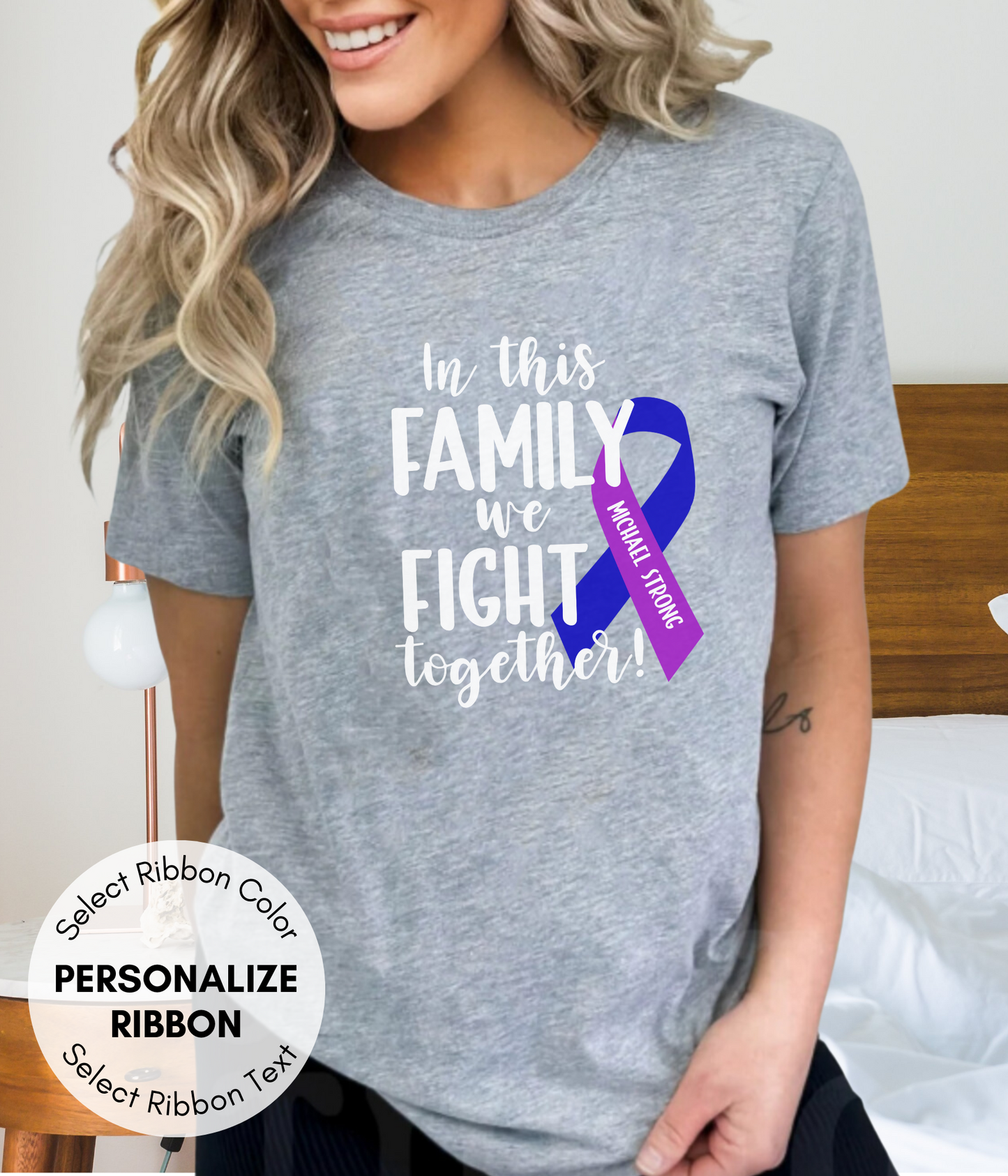 Rheumatoid Arthritis Shirt Personalized- In This Family We Fight Together