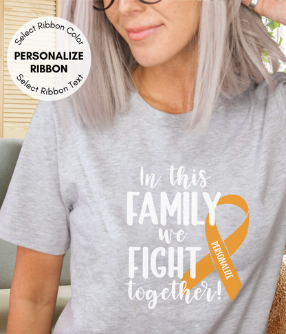 Appendix Cancer Shirt Personalized- In This Family We Fight Together