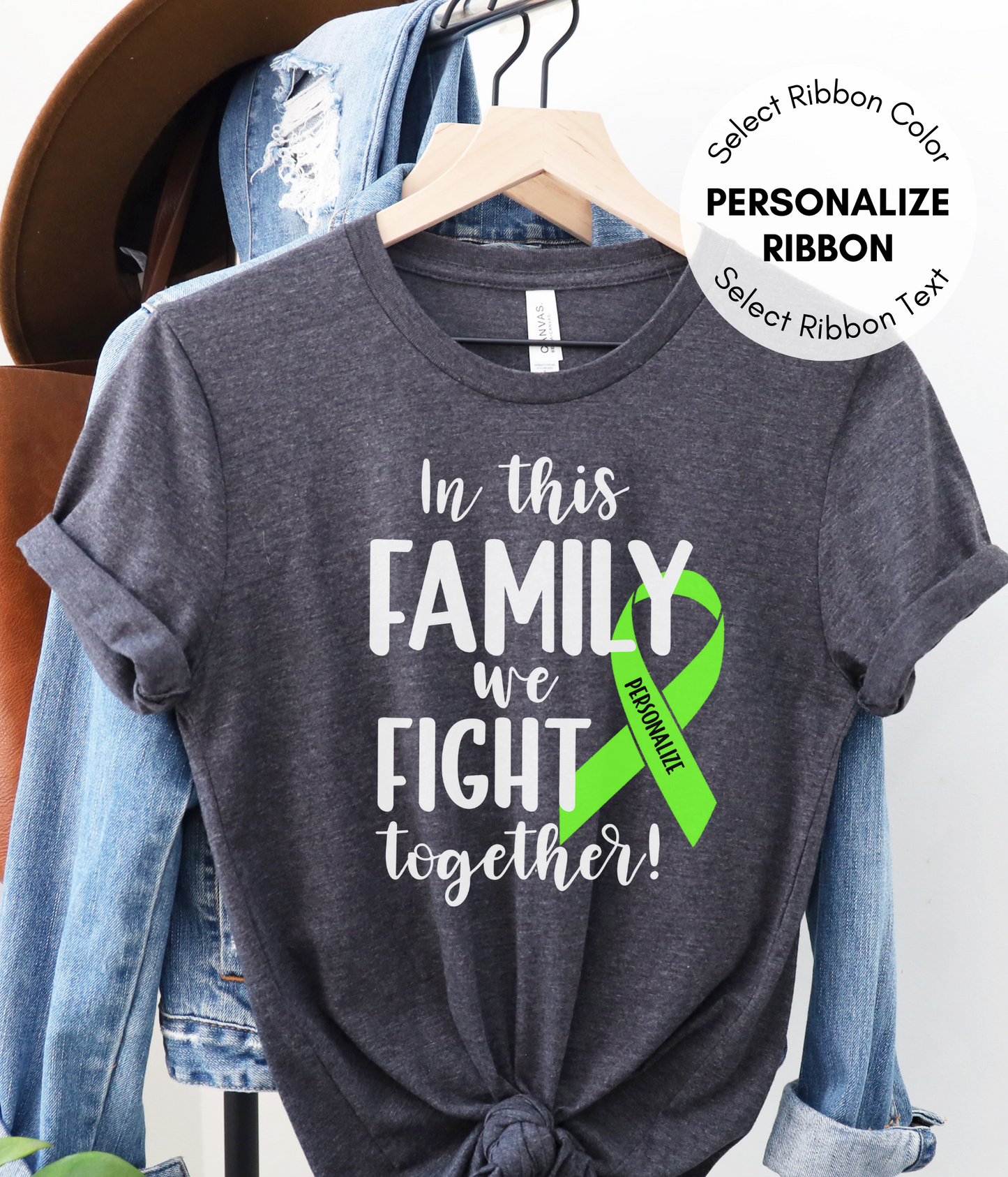 Muscular Dystrophy Shirt Personalized- In This Family We Fight Together