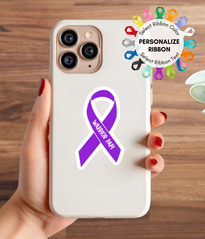 Customizable Awareness Ribbon Decal