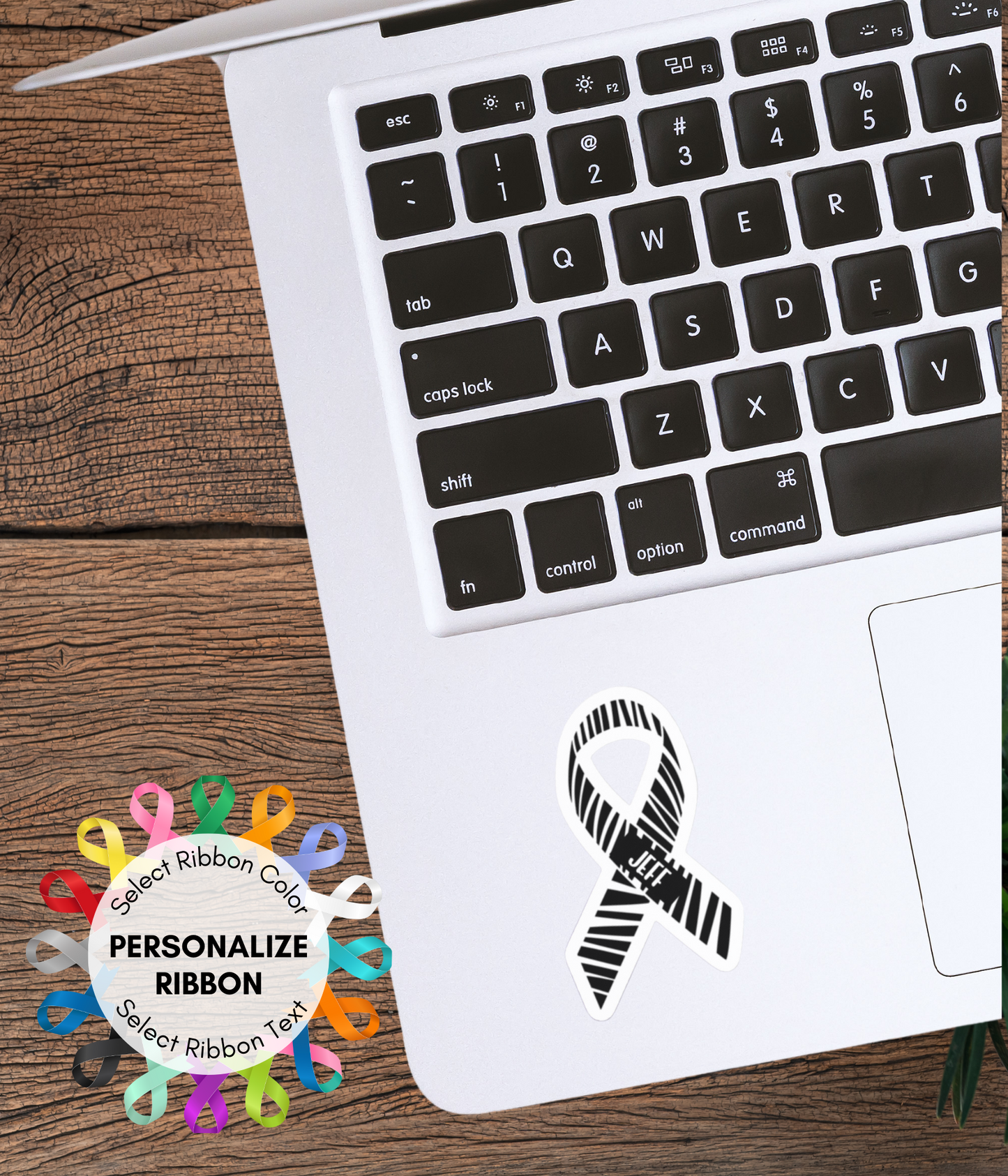 Customizable Awareness Ribbon Decal