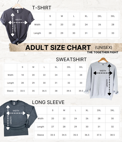 a chart showing how to wear a long sleeve t - shirt